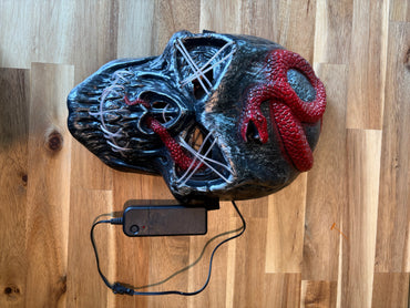 Skull Halloween Mask LED Light up